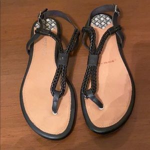 Sperry black sandals